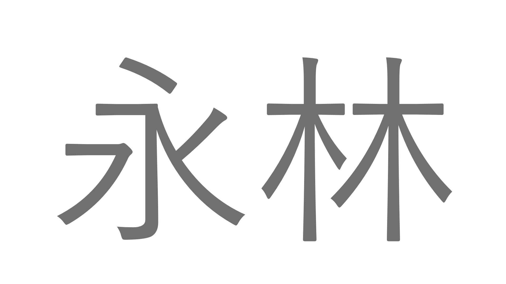 My name written as Chinese characters